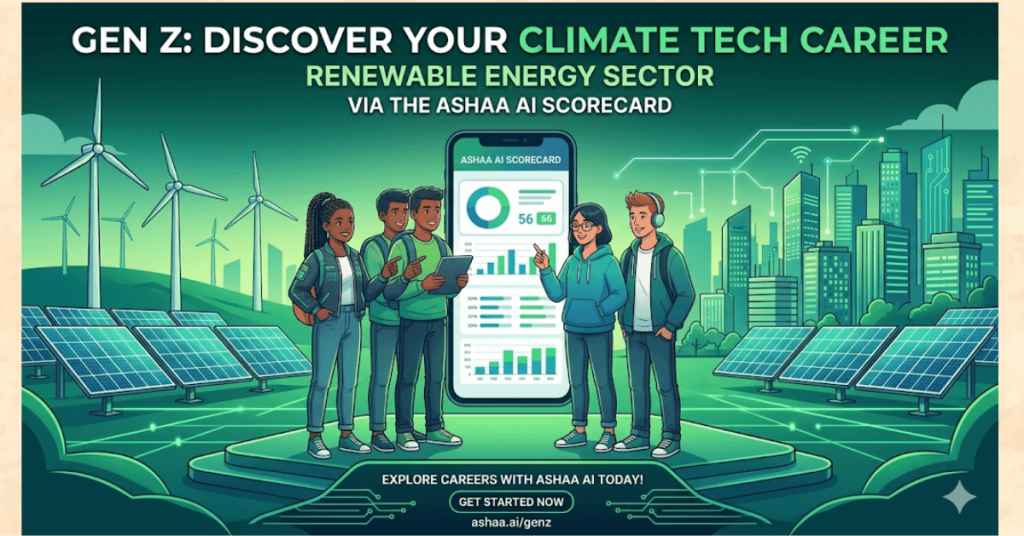 Gen Z students exploring climate tech careers